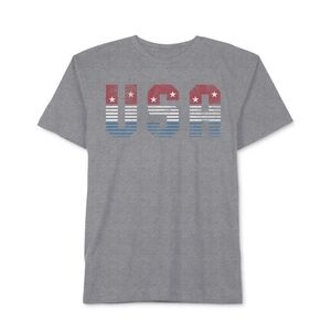 Gray USA Graphic Tee